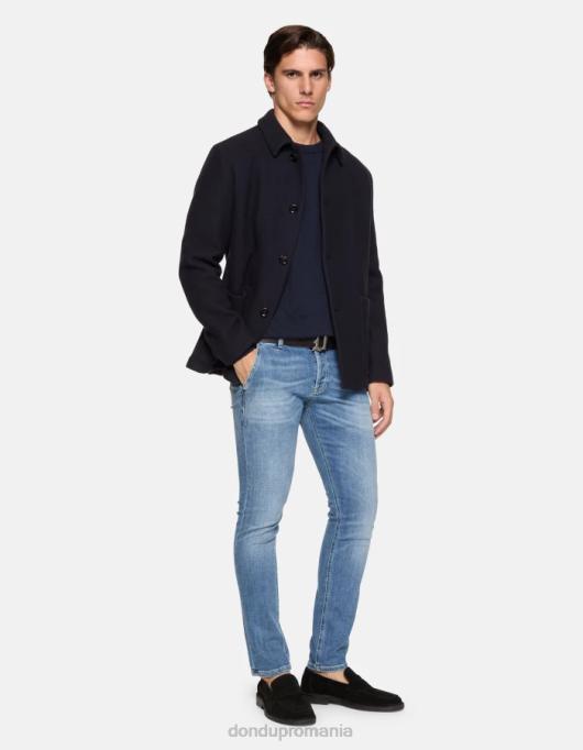 bărbați blugi skinny konor din denim elastic V84D675 îmbrăcăminte albastru DONDUP
