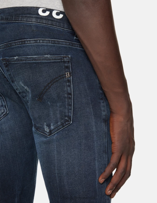 bărbați blugi skinny ritchie din denim elastic V84D676 îmbrăcăminte blu tuareg DONDUP