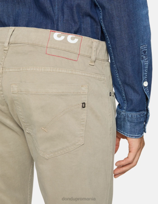 bărbați pantaloni skinny din bumbac george V84D645 îmbrăcăminte cortecia DONDUP