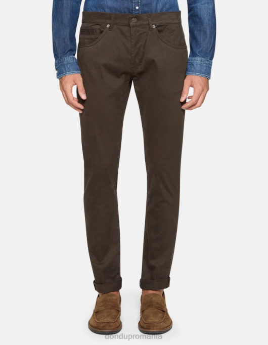 bărbați pantaloni skinny din bumbac george V84D646 îmbrăcăminte castoro DONDUP