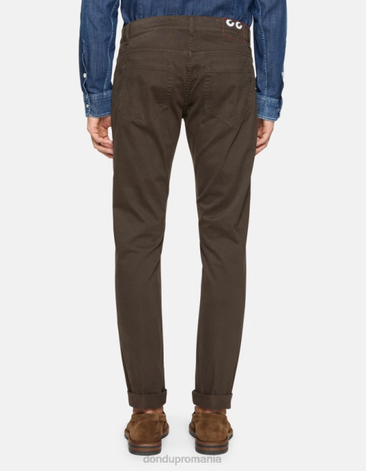 bărbați pantaloni skinny din bumbac george V84D646 îmbrăcăminte castoro DONDUP