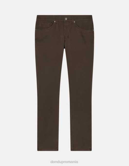 bărbați pantaloni skinny din bumbac george V84D646 îmbrăcăminte castoro DONDUP