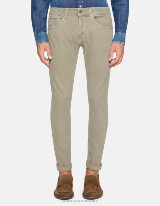 bărbați pantaloni skinny din bumbac george V84D649 îmbrăcăminte cortecia DONDUP