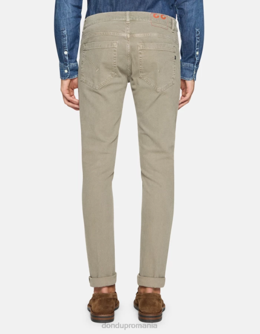 bărbați pantaloni skinny din bumbac george V84D649 îmbrăcăminte cortecia DONDUP