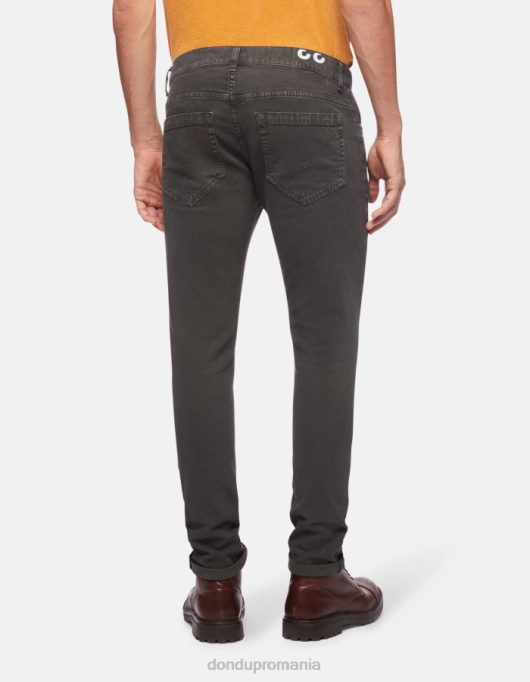 bărbați pantaloni skinny din bumbac george V84D651 îmbrăcăminte fumo DONDUP