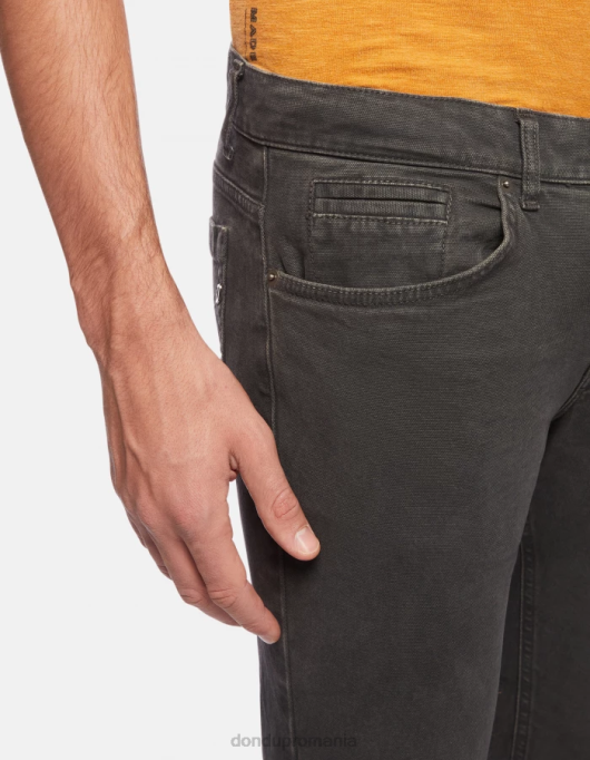 bărbați pantaloni skinny din bumbac george V84D651 îmbrăcăminte fumo DONDUP