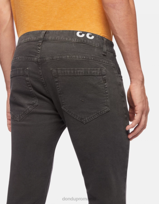 bărbați pantaloni skinny din bumbac george V84D651 îmbrăcăminte fumo DONDUP
