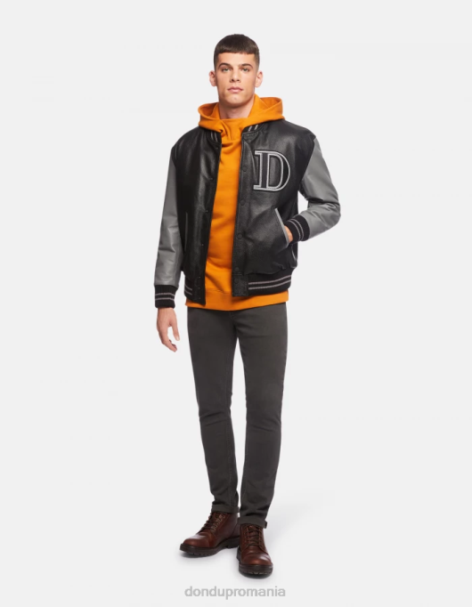bărbați pantaloni skinny din bumbac george V84D651 îmbrăcăminte fumo DONDUP