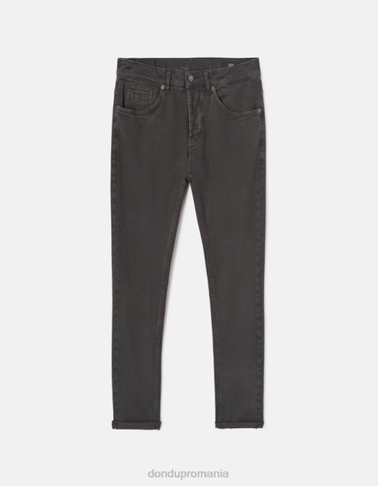 bărbați pantaloni skinny din bumbac george V84D651 îmbrăcăminte fumo DONDUP