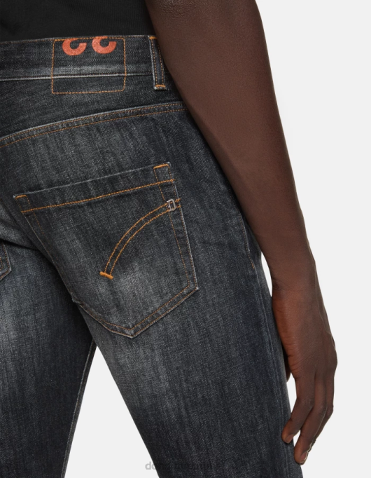 bărbați blugi mius slim-fit din denim rigid V84D597 îmbrăcăminte albastru DONDUP