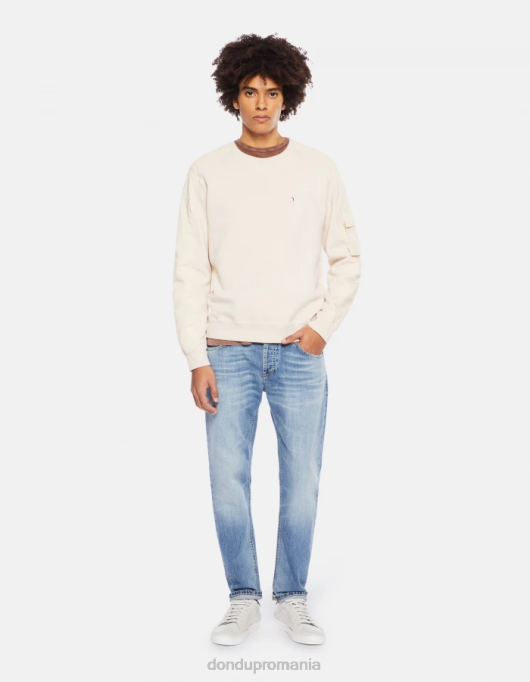bărbați blugi mius slim-fit din denim rigid V84D613 îmbrăcăminte albastru DONDUP