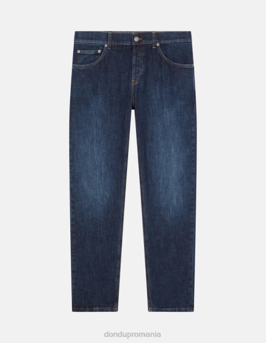 bărbați blugi mius slim-fit din denim stretch V84D560 îmbrăcăminte albastru DONDUP