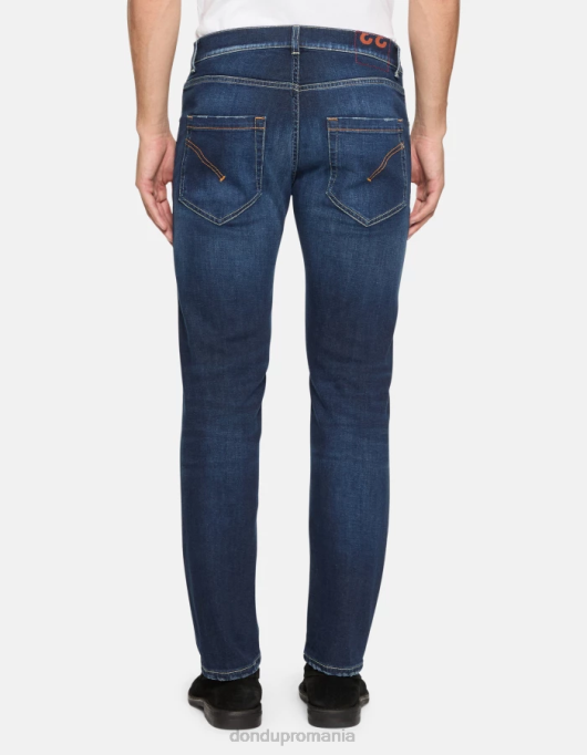 bărbați blugi mius slim-fit din denim stretch V84D591 îmbrăcăminte albastru DONDUP