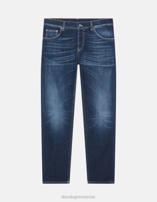 bărbați blugi mius slim-fit din denim stretch V84D591 îmbrăcăminte albastru DONDUP