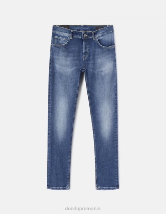 bărbați blugi mius slim-fit din denim stretch V84D616 îmbrăcăminte albastru DONDUP