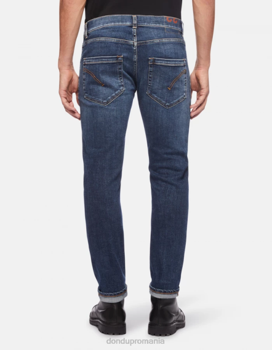 bărbați blugi mius slim-fit din denim stretch V84D631 îmbrăcăminte albastru DONDUP