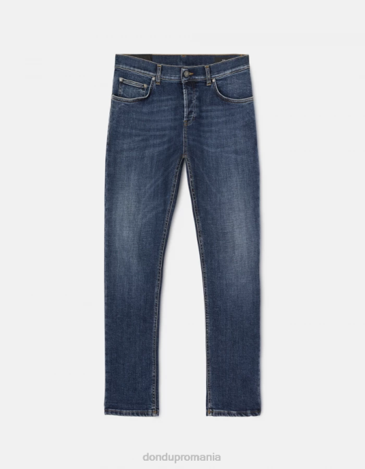 bărbați blugi mius slim-fit din denim stretch V84D631 îmbrăcăminte albastru DONDUP