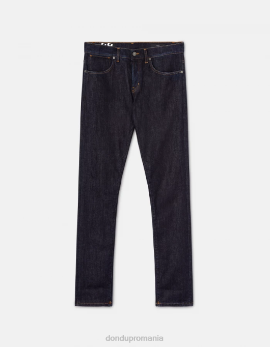 bărbați blugi travis slim-fit din denim elastic din cașmir V84D604 îmbrăcăminte albastru DONDUP