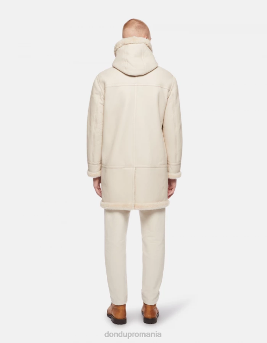 bărbați parka din shearling cu un singur sân V84D920 îmbrăcăminte burro DONDUP