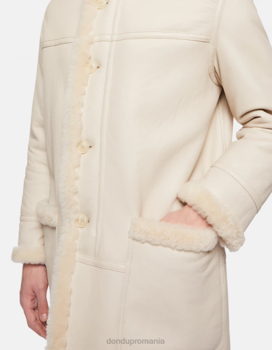 bărbați parka din shearling cu un singur sân V84D920 îmbrăcăminte burro DONDUP