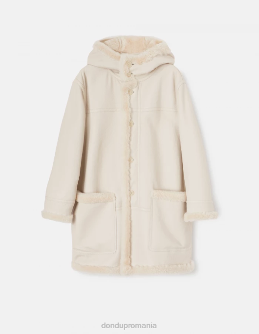 bărbați parka din shearling cu un singur sân V84D920 îmbrăcăminte burro DONDUP