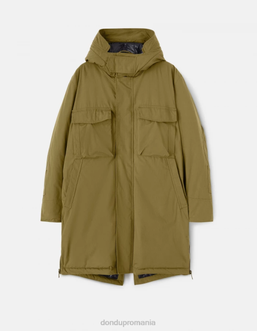 bărbați parka largi din material tehnic V84D904 îmbrăcăminte verde salvie DONDUP