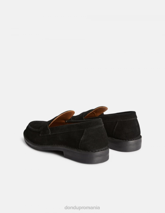 bărbați mocasini din piele despicata V84D971 accesorii negru DONDUP