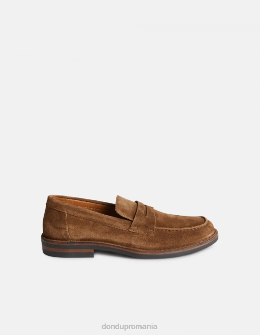 bărbați mocasini din piele despicata V84D972 accesorii kaki DONDUP