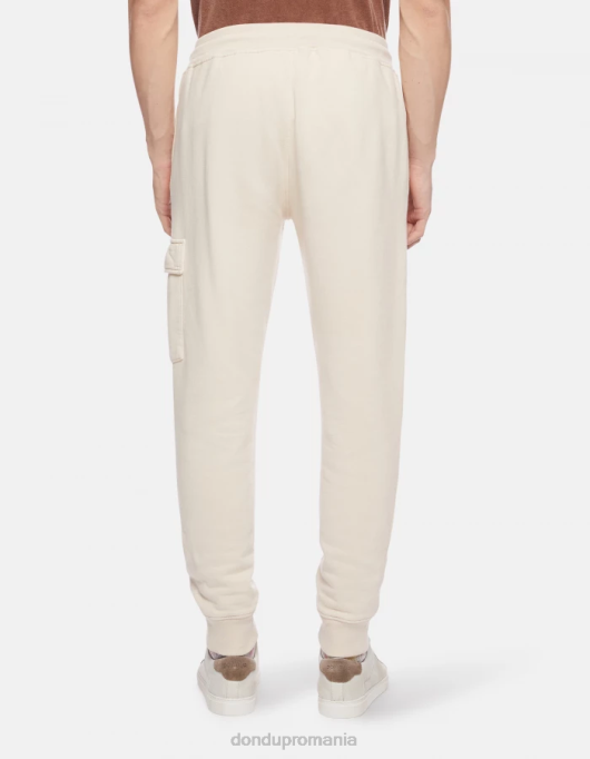 bărbați pantaloni de jogging din fleece cu fiti regulate V84D704 îmbrăcăminte lievito DONDUP