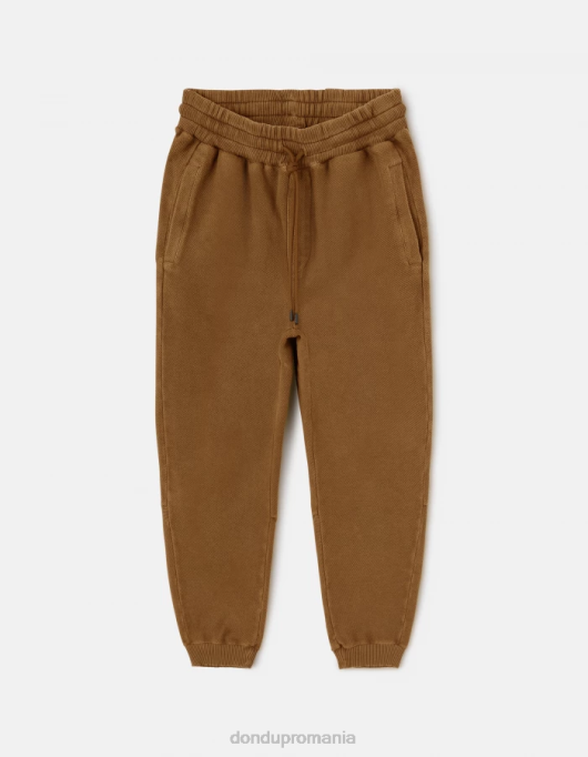 bărbați pantaloni de jogging din fleece cu fiti regulate V84D708 îmbrăcăminte noce DONDUP