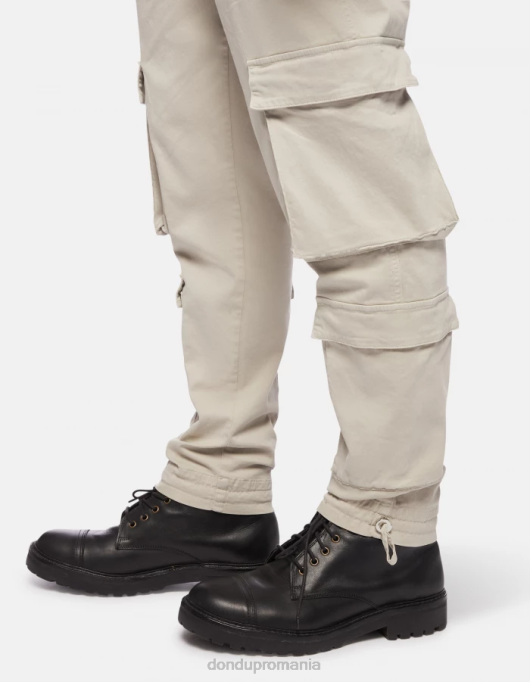 bărbați pantaloni cargo din bumbac ken V84D694 îmbrăcăminte lievito DONDUP
