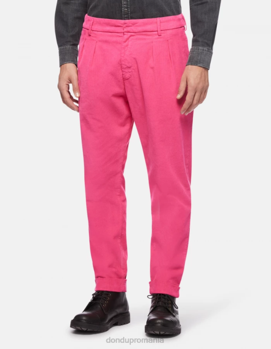bărbați pantaloni de catifea oscar morcov V84D736 îmbrăcăminte orhidee DONDUP