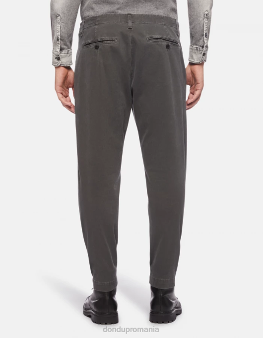 bărbați pantaloni din bumbac ben cart-fit V84D680 îmbrăcăminte fumo DONDUP