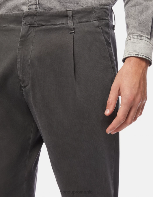bărbați pantaloni din bumbac ben cart-fit V84D680 îmbrăcăminte fumo DONDUP