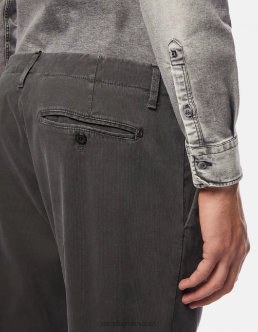 bărbați pantaloni din bumbac ben cart-fit V84D680 îmbrăcăminte fumo DONDUP