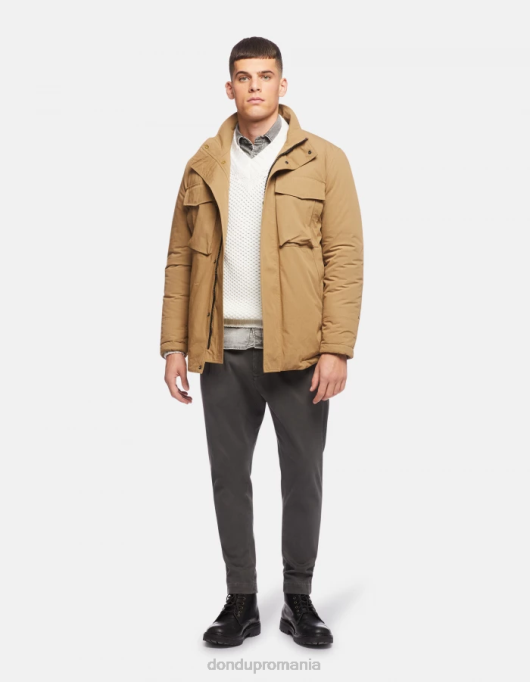 bărbați pantaloni din bumbac ben cart-fit V84D680 îmbrăcăminte fumo DONDUP