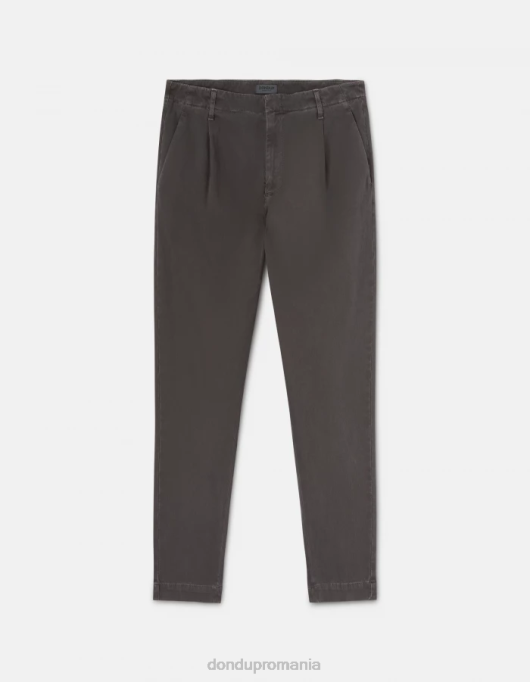bărbați pantaloni din bumbac ben cart-fit V84D680 îmbrăcăminte fumo DONDUP