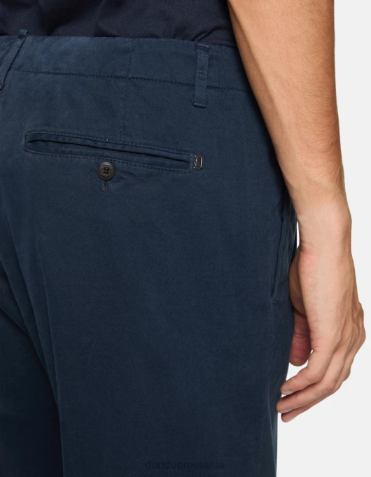 bărbați pantaloni din bumbac ben cart-fit V84D716 îmbrăcăminte albastru marin DONDUP