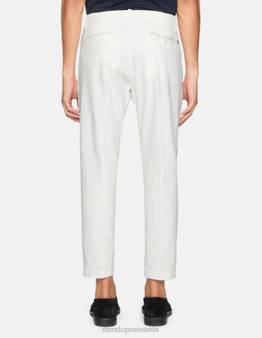 bărbați pantaloni din bumbac ben cart-fit V84D717 îmbrăcăminte alabastru DONDUP