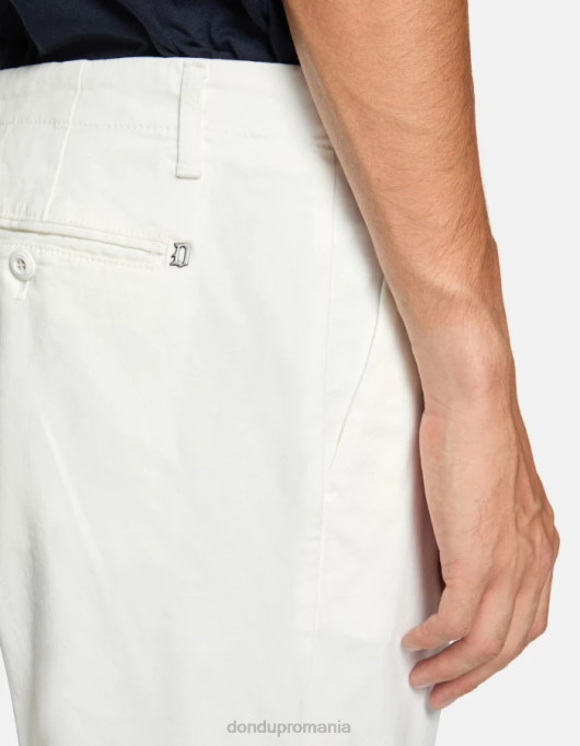 bărbați pantaloni din bumbac ben cart-fit V84D717 îmbrăcăminte alabastru DONDUP