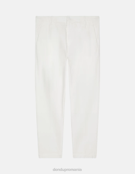 bărbați pantaloni din bumbac ben cart-fit V84D717 îmbrăcăminte alabastru DONDUP
