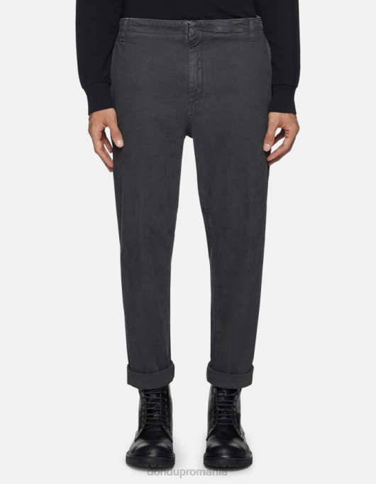 bărbați pantaloni din bumbac zyan morcov V84D750 îmbrăcăminte fumo DONDUP