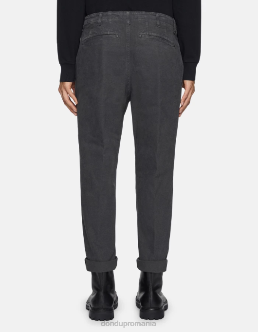 bărbați pantaloni din bumbac zyan morcov V84D750 îmbrăcăminte fumo DONDUP