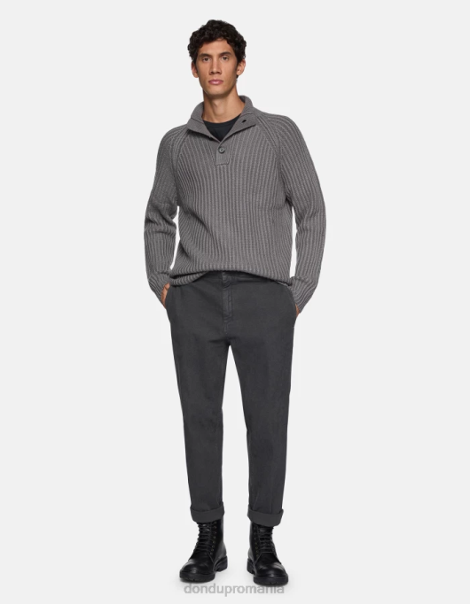 bărbați pantaloni din bumbac zyan morcov V84D750 îmbrăcăminte fumo DONDUP