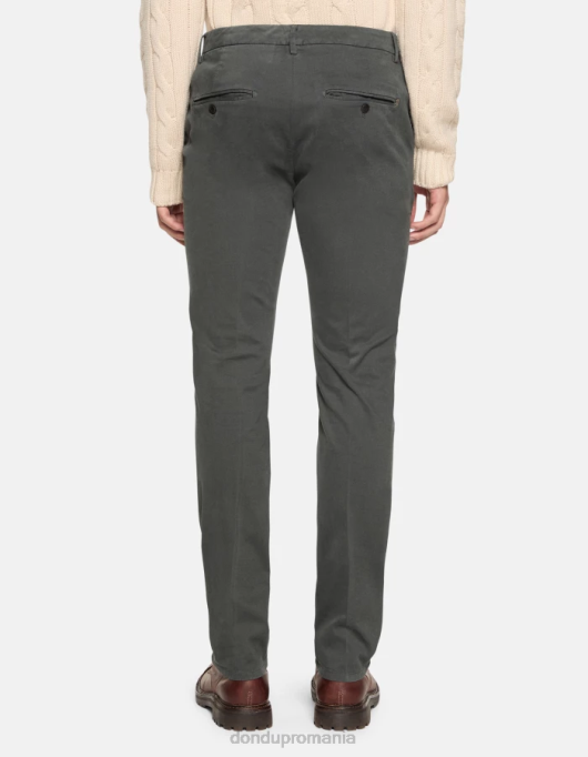 bărbați pantaloni spiritissimo din bumbac cu ajustări regulate V84D758 îmbrăcăminte fumo DONDUP
