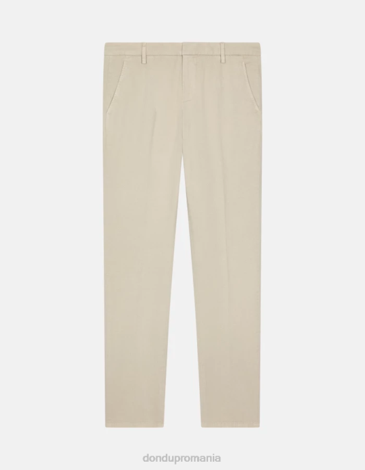 bărbați pantaloni slim din bumbac gaubert V84D684 îmbrăcăminte lievito DONDUP