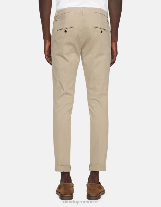 bărbați pantaloni slim din bumbac gaubert V84D686 îmbrăcăminte cortecia DONDUP