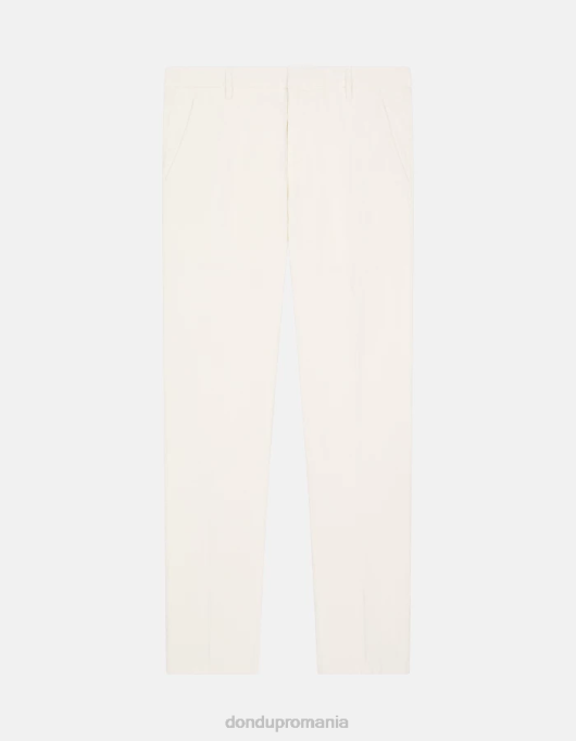 bărbați pantaloni slim din catifea gaubert V84D761 îmbrăcăminte alabastru DONDUP