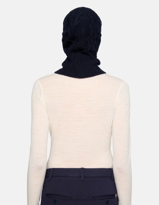 femei balaclava de lana V84D551 accesorii albastru marin DONDUP
