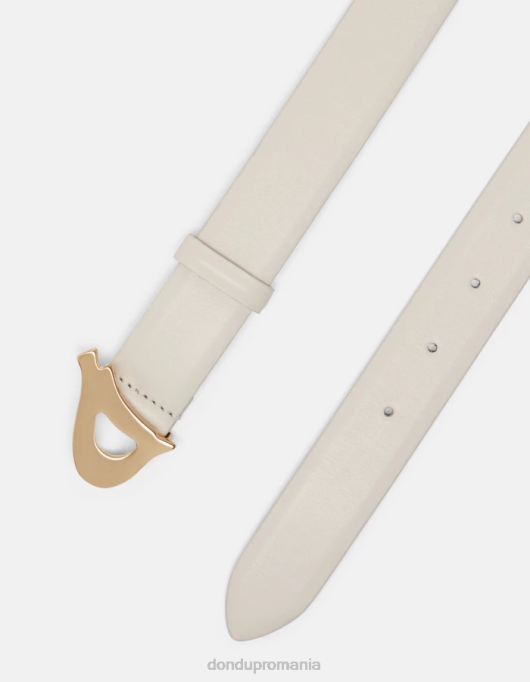 femei centura din piele de vitel V84D480 accesorii latte DONDUP